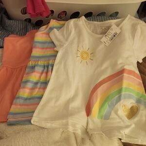 Nwt Sz 4T The Children's Place Pastel Tee Bundle Lot